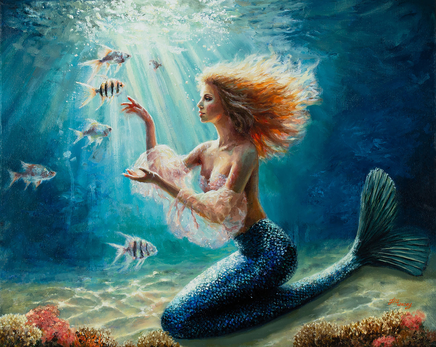 Fragile Threads of Life - Original Oil Painting