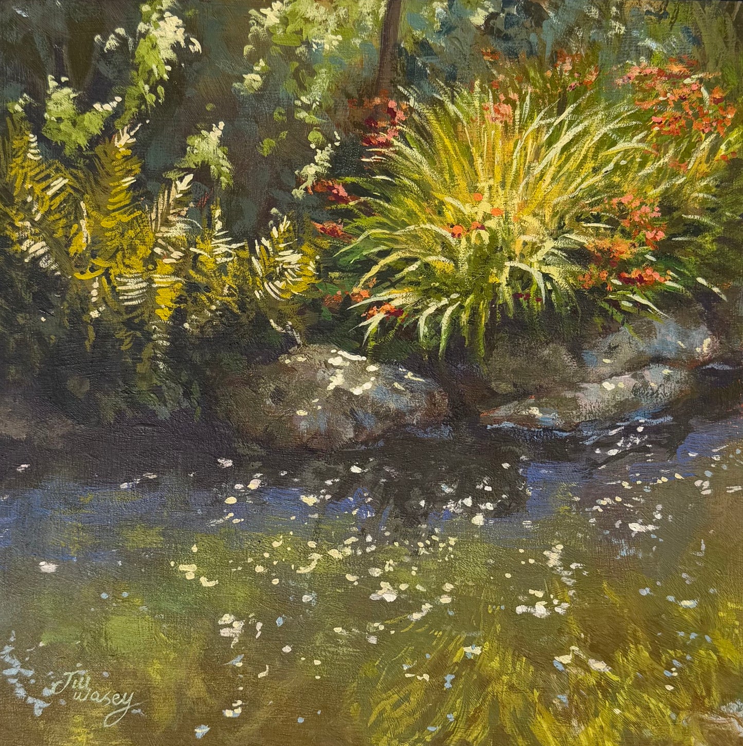 Secret Oasis Original Gouache